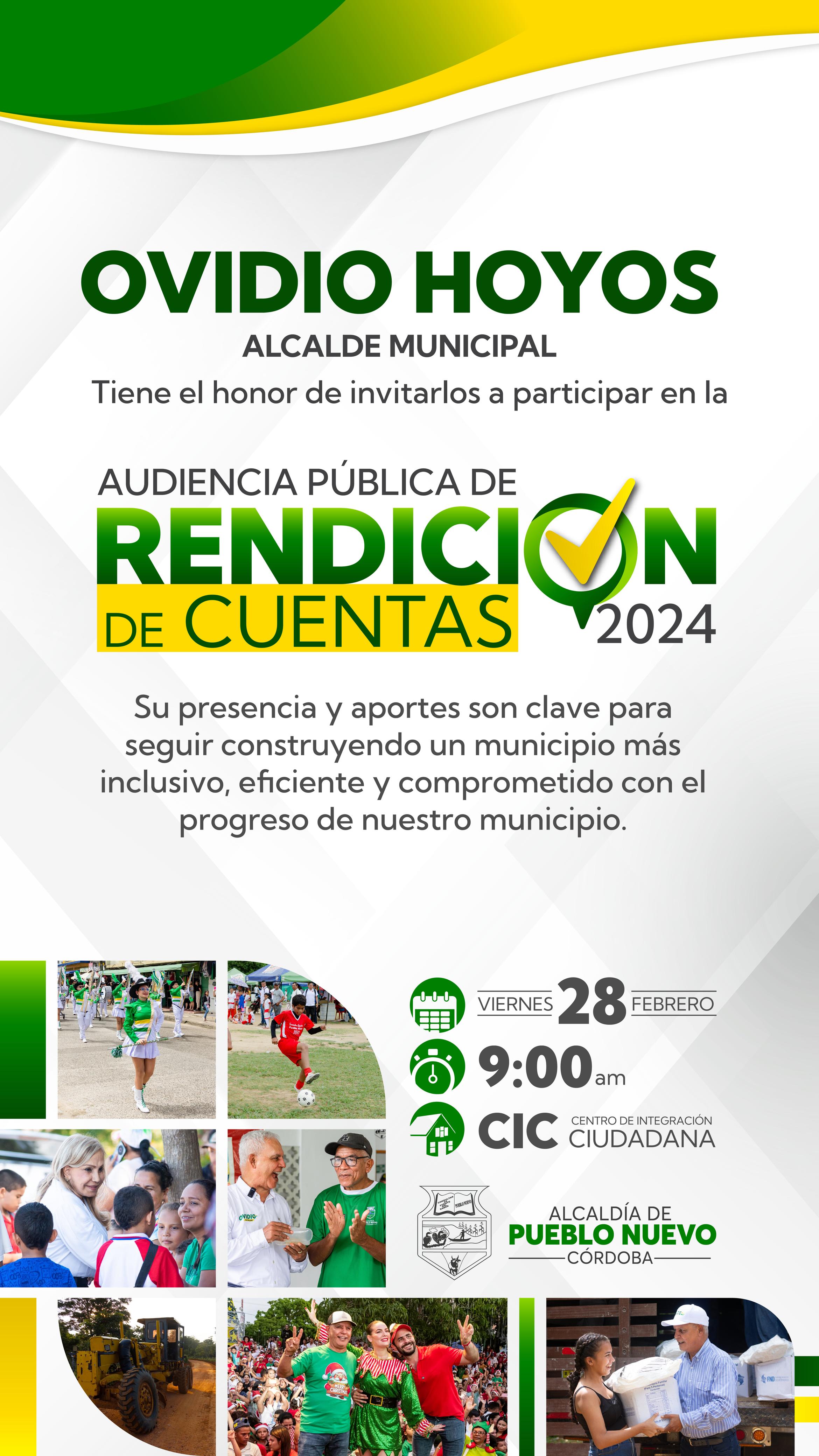 Audiencia Pública de Rendición de Cuentas Periodo 2024
